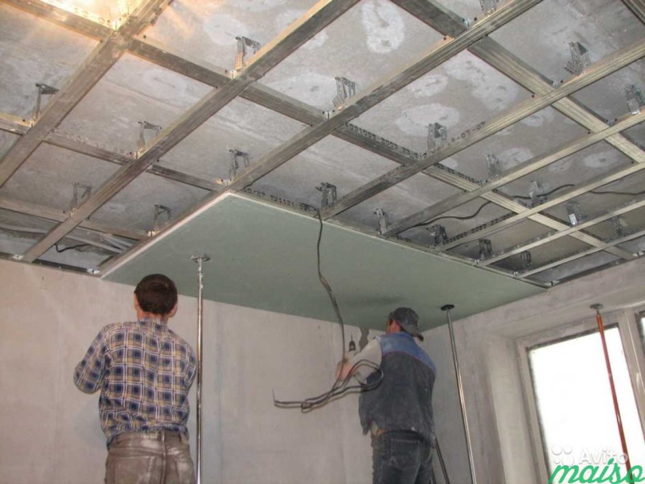 Каркас для гипсокартона на потолок