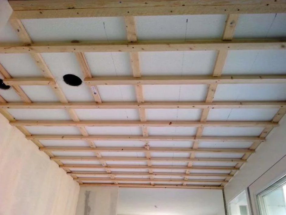 Подшивной потолок из гипсокартона