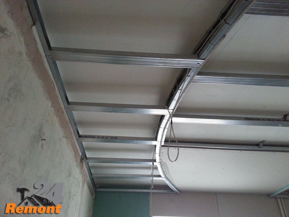 Каркас многоуровневого потолка