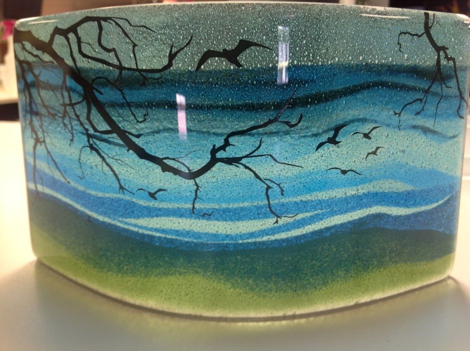 Панно из жидкого стекла