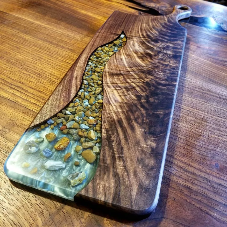 Стакан из эпоксидной смолы