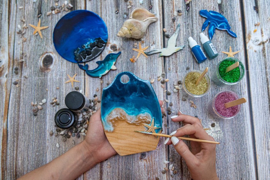 Эпоксидная смола процесс заливки