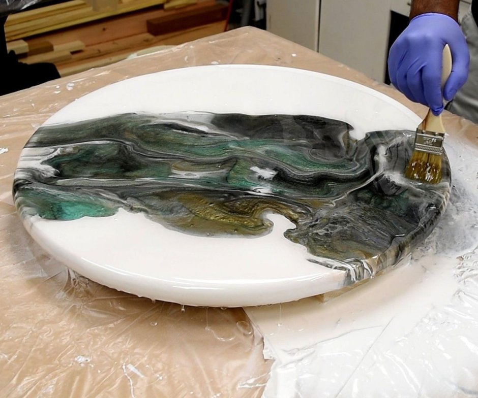 Чаша из эпоксидной смолы