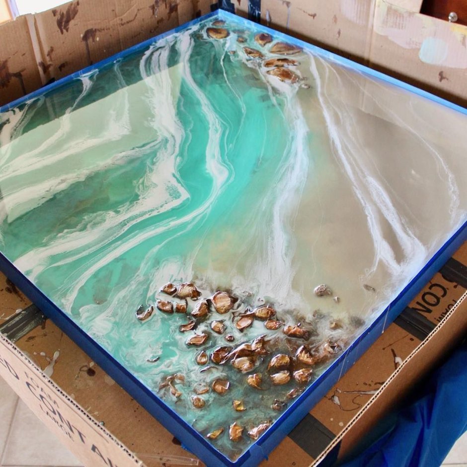 Техника Resin Art эпоксидная смола