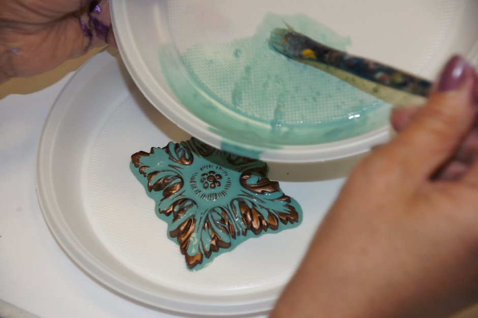 Прозрачная столешница из эпоксидной смолы