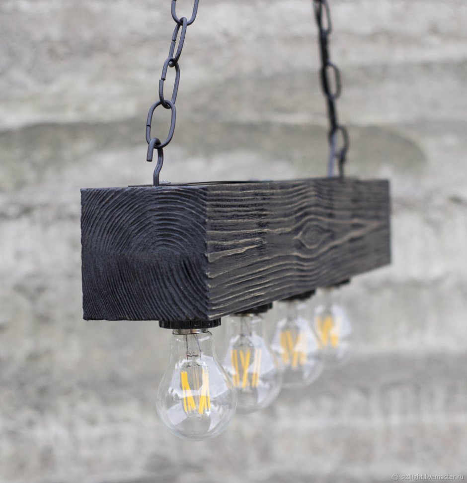 Светильник из дерева Ironsun