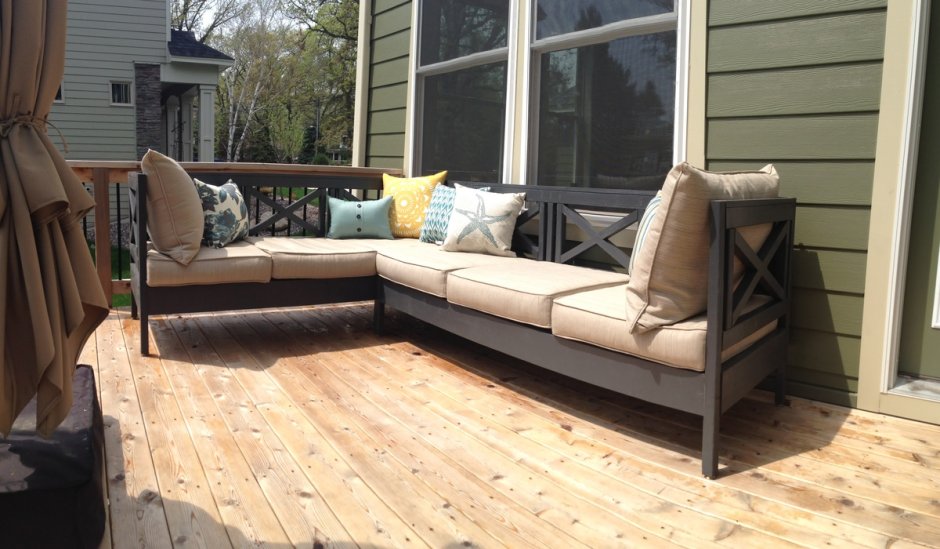 Ограждение-Лавка для террасы