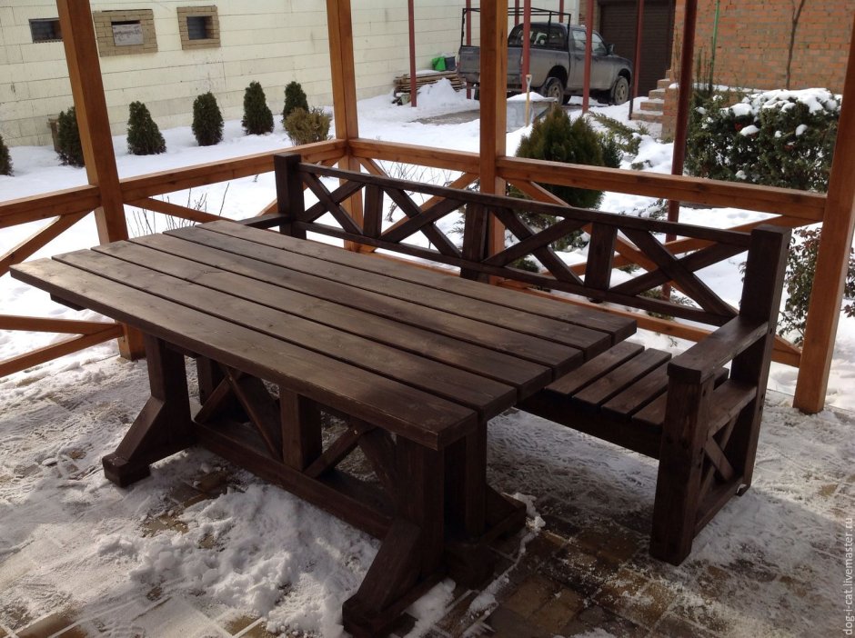 Скамья на террасу