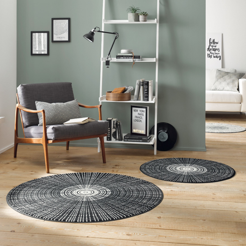 Круглые коврики в прихожую