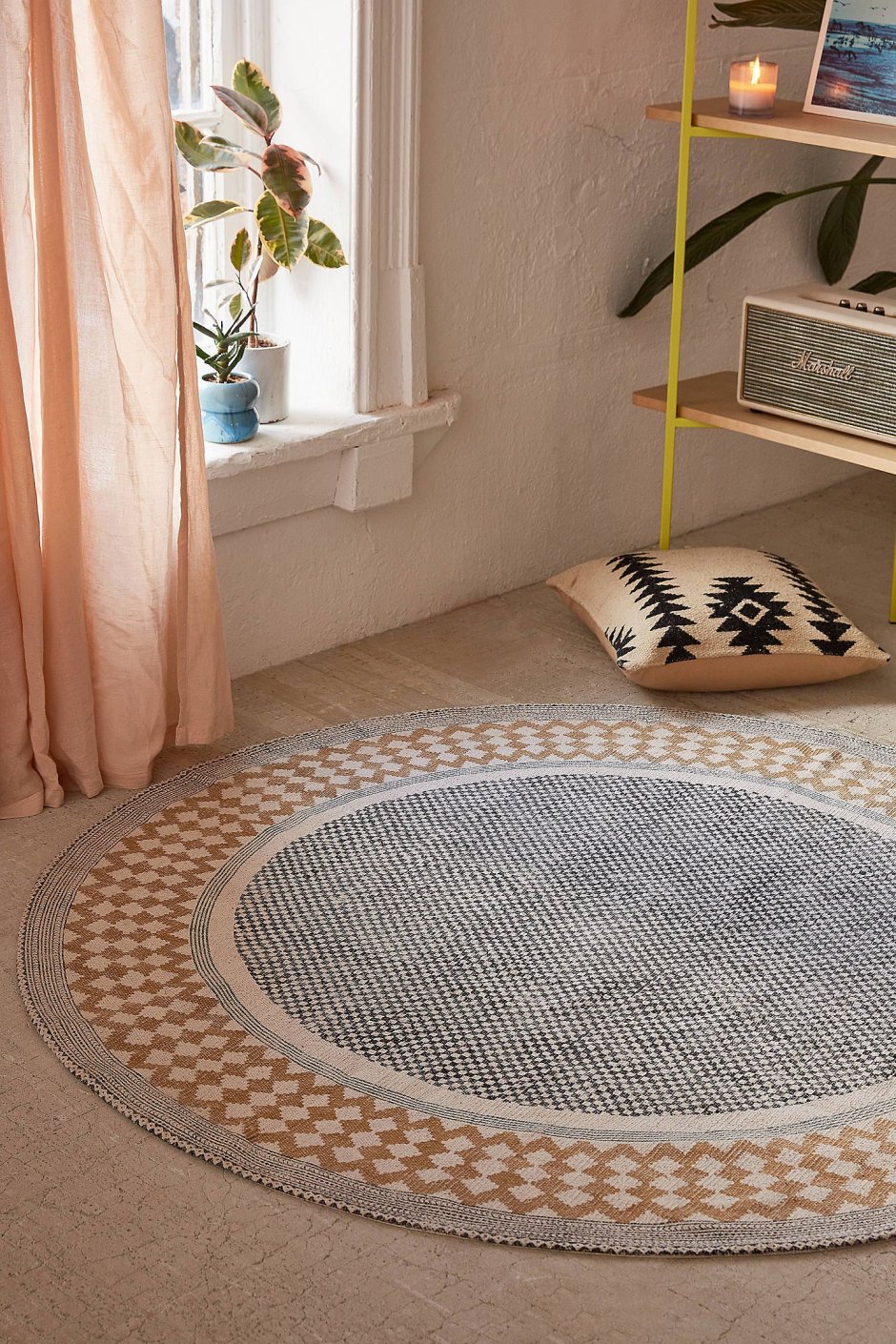 Круглый коврик