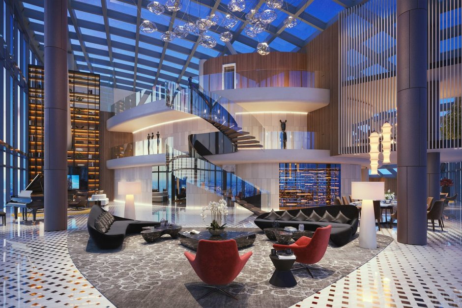 Кухня в пентхаусе