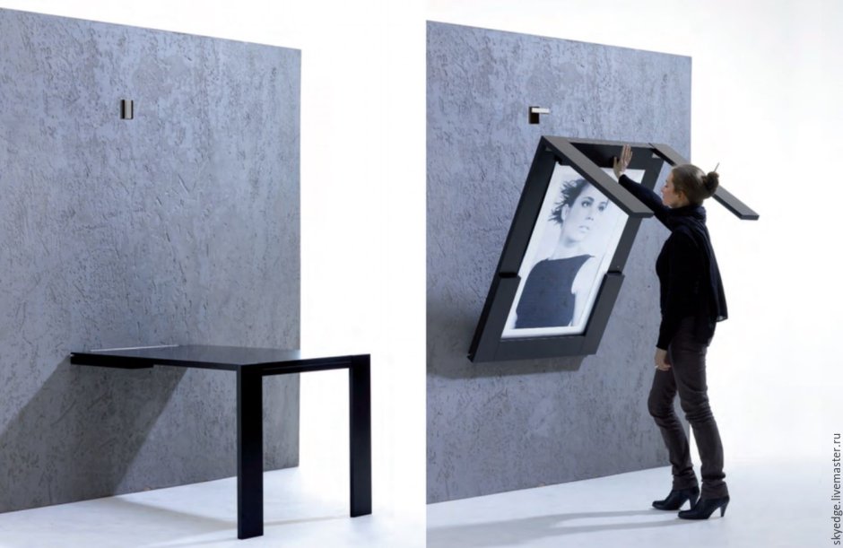 Откидной стол-зеркало трансформер "Mirror".