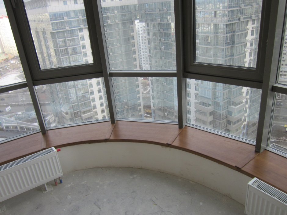 Радиусный подоконник