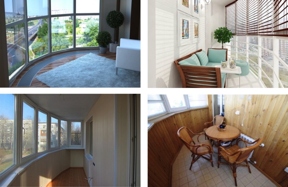 Полукруглая лоджия