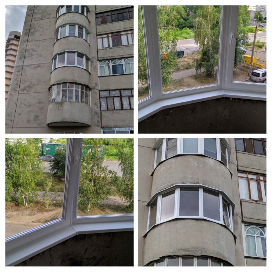 Полукруглый балкон