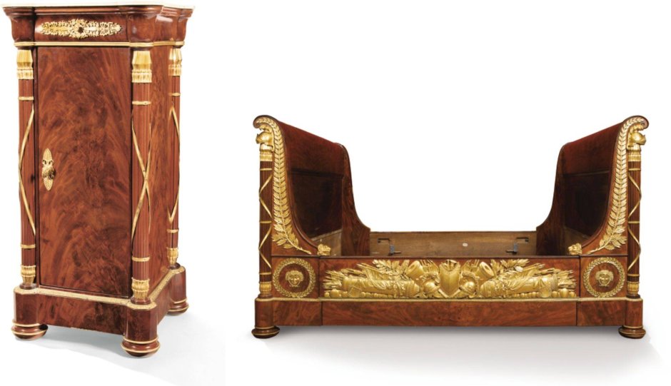 Мебель Ампир 19 век в египетском стиле