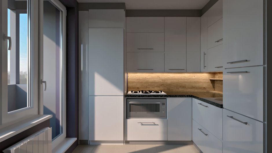 Дизайн маленькой кухни 6 метров