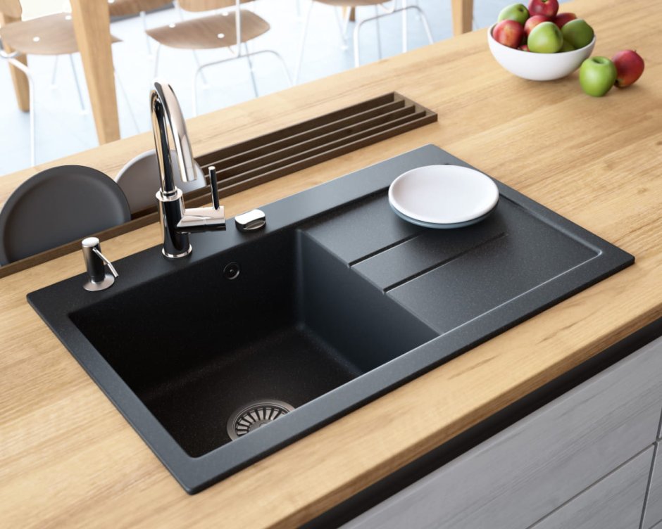 Раковина 1400 черная