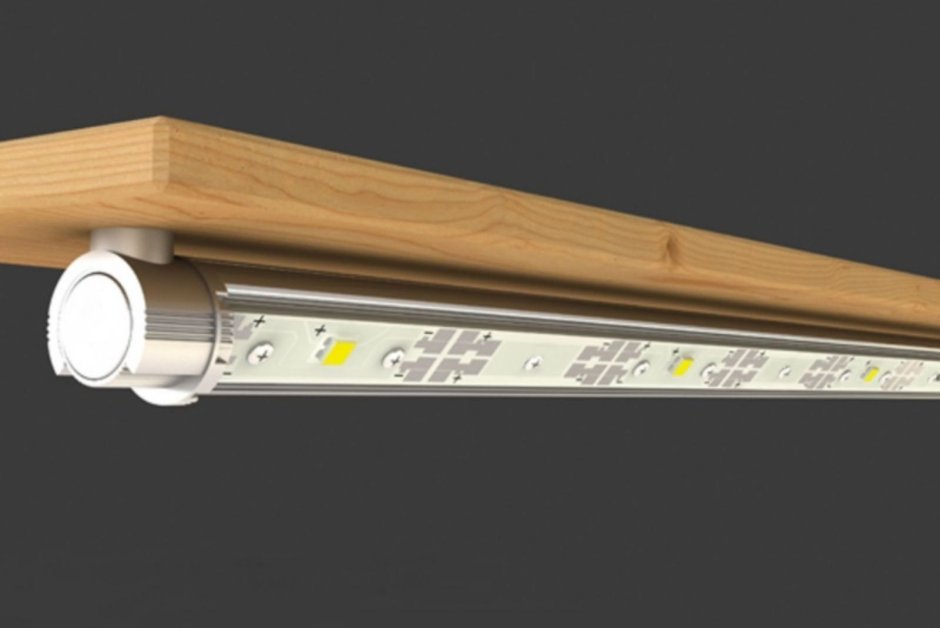 Светильник линейный сенсорный Gauss 2.5 Вт 300 мм, цвет серебристый