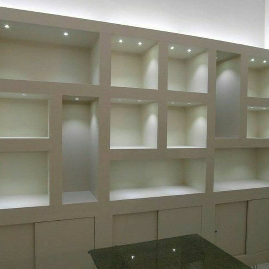 Стеллаж из ГКЛ