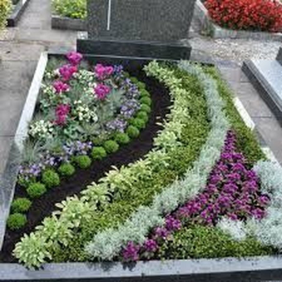 Прямоугольная клумба