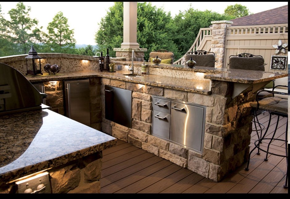 Идеа кухня на патио