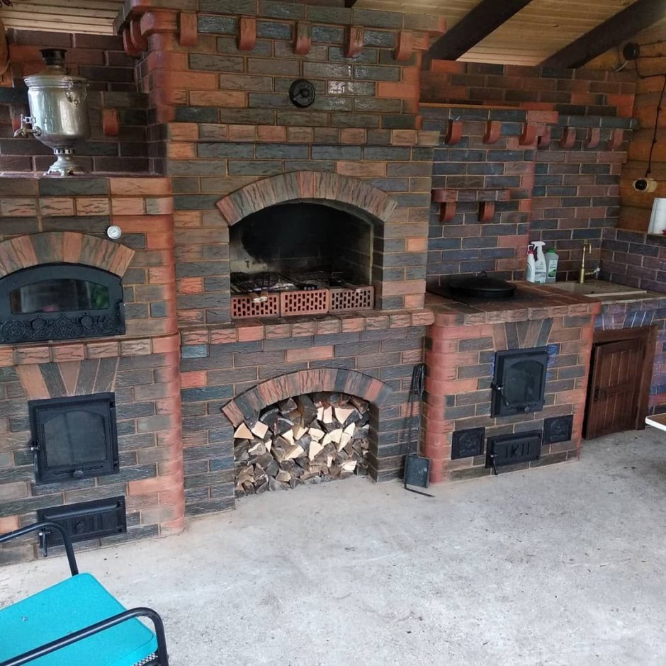 Летняя кухня остров