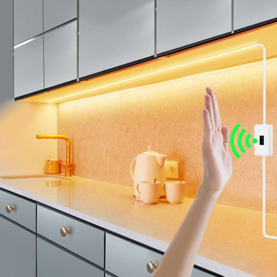 Расположение разеиок на кухни