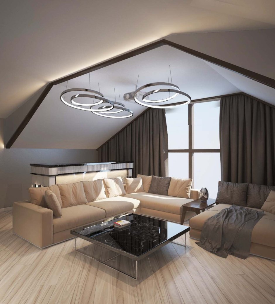 Освещение мансарды