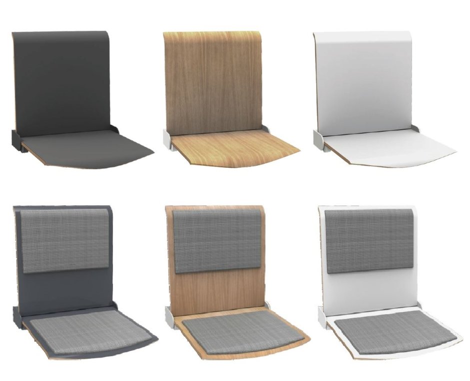 Стул раскладной настенный