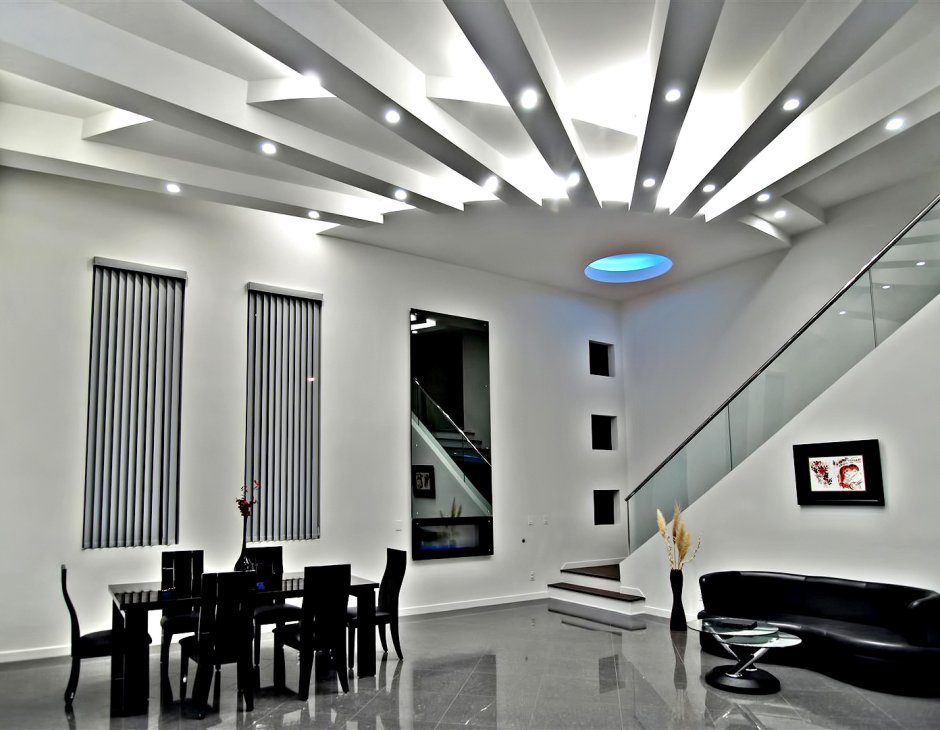 Светодиодная подсветка на мансарде