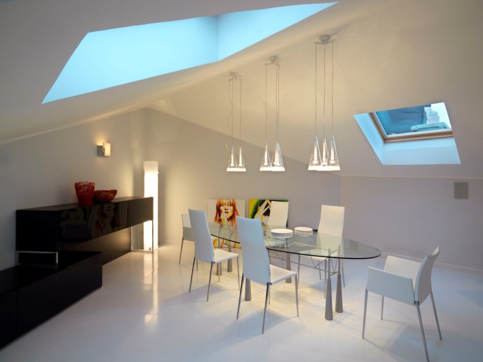 Освещение мансарды