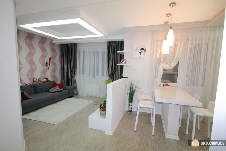 Переделка однокомнатной квартиры