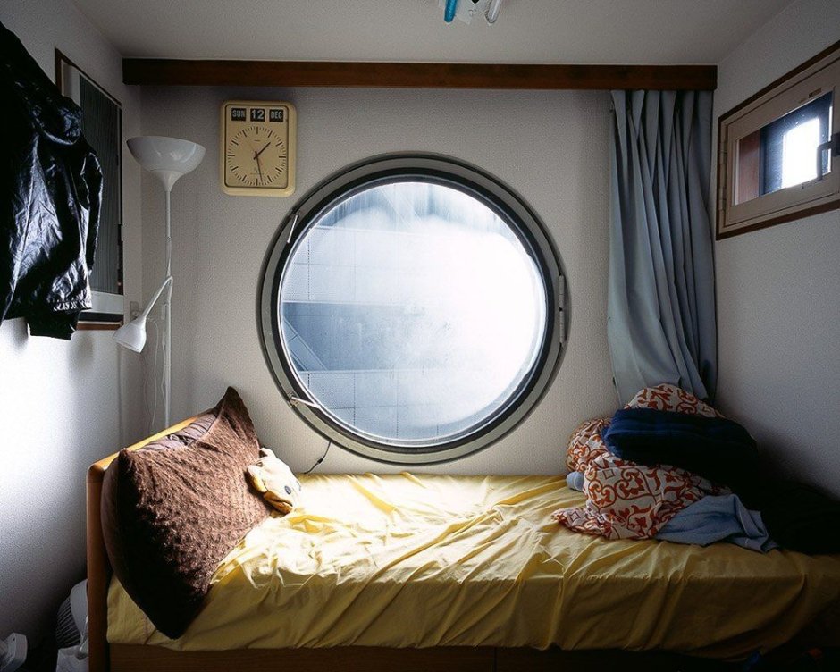 Башня Накагин в Токио внутри