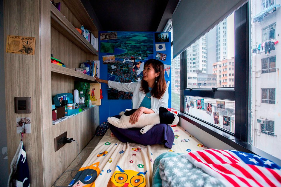 Микроквартиры Гонконга