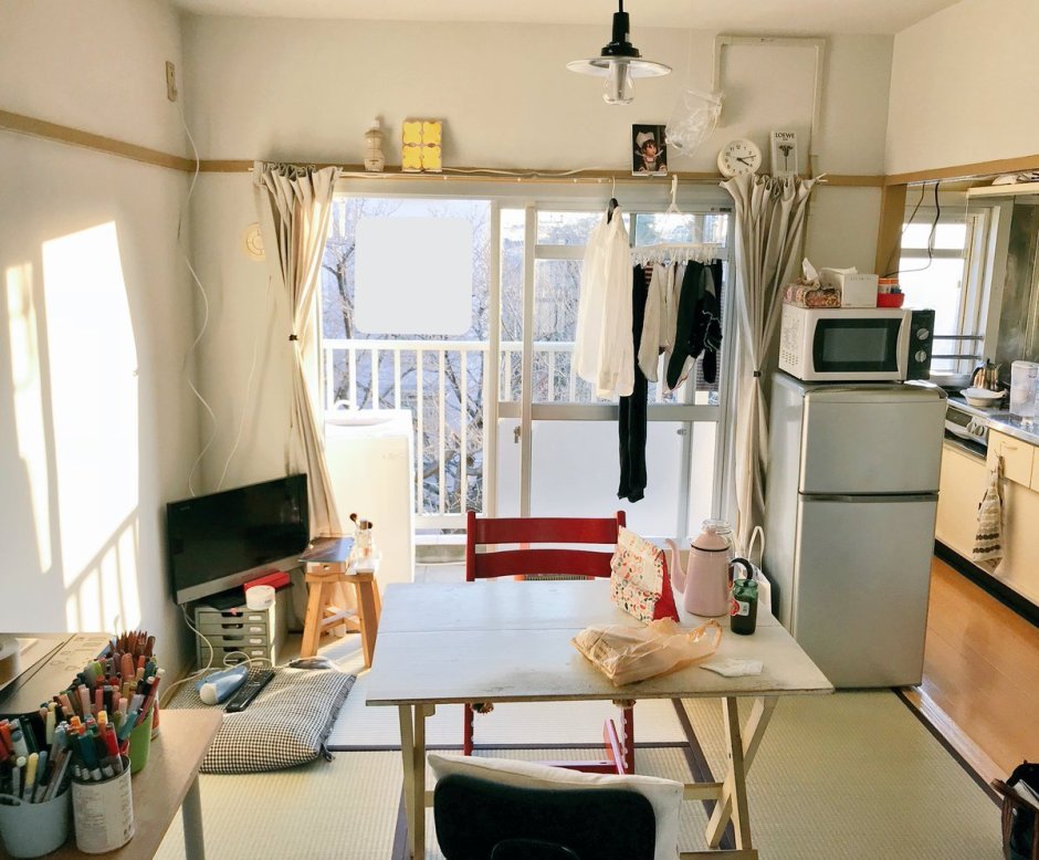 Квартира в Японии маленькая