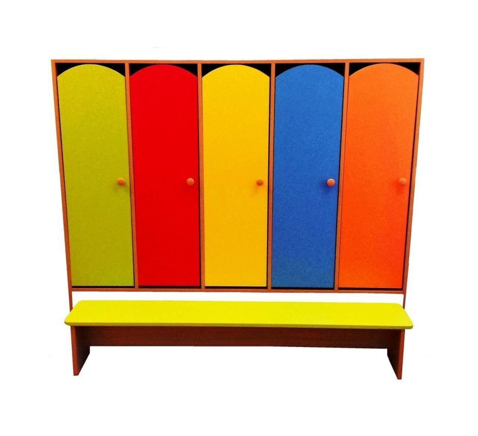 Шкаф детский для полотенец 14 ячеек с полкой