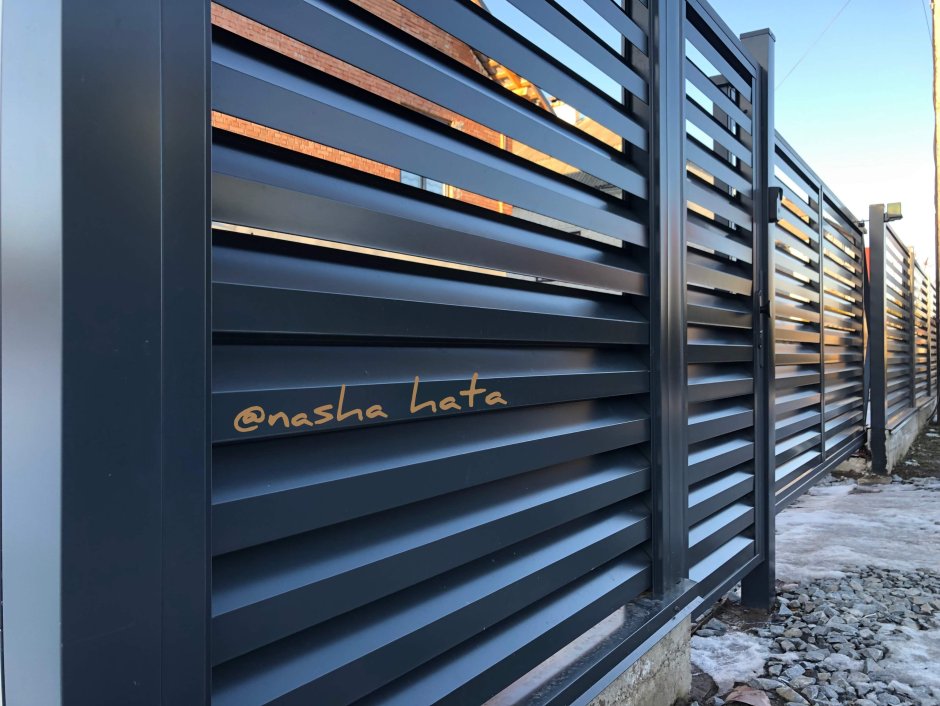 Жалюзийные ворота