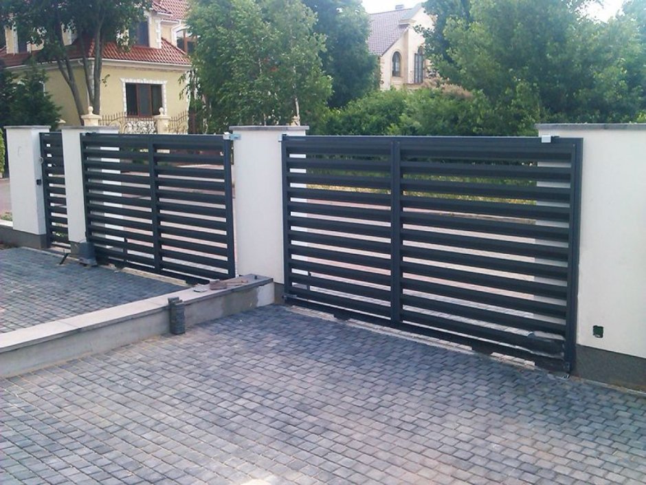 Ворота из ламели Техас