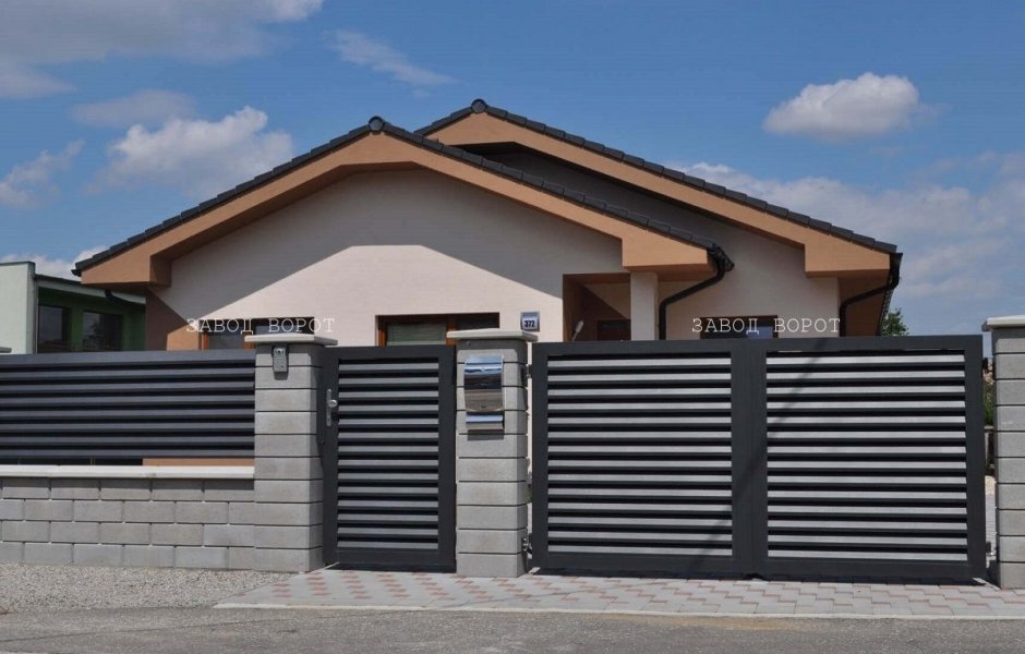 Забор жалюзи Модерн (Модерн плюс)