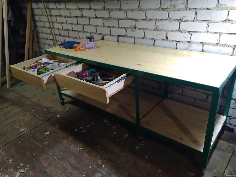 Верстак сварочный из профильной трубы 40x20