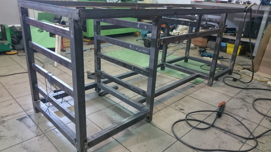 Верстак 2500х800 сталь 4мм