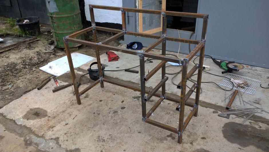 Верстак 2500х800 сталь 4мм