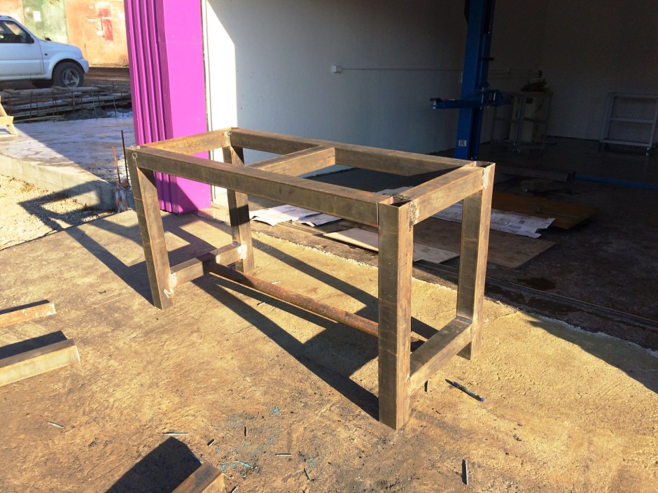 Верстак из профильной трубы 40х40