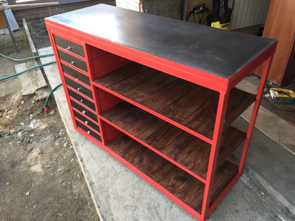 Верстак из уголка 50х50х5