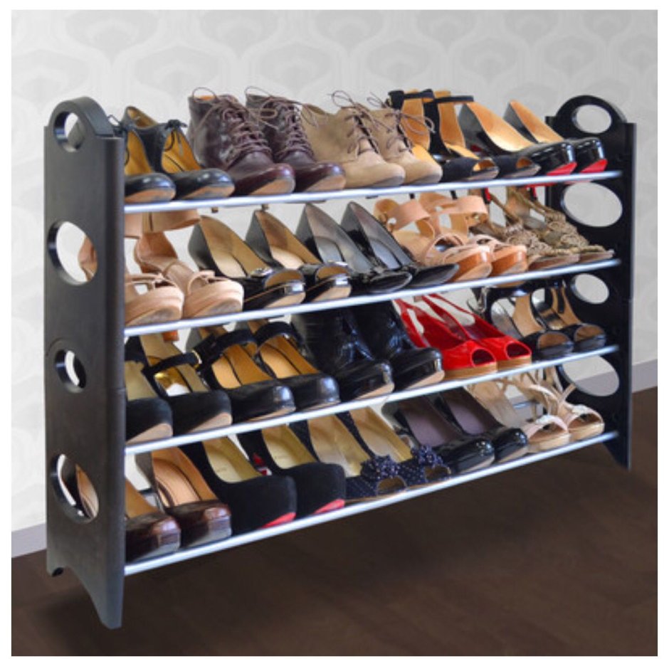 4 Tiers Shoe Rack полки стойка