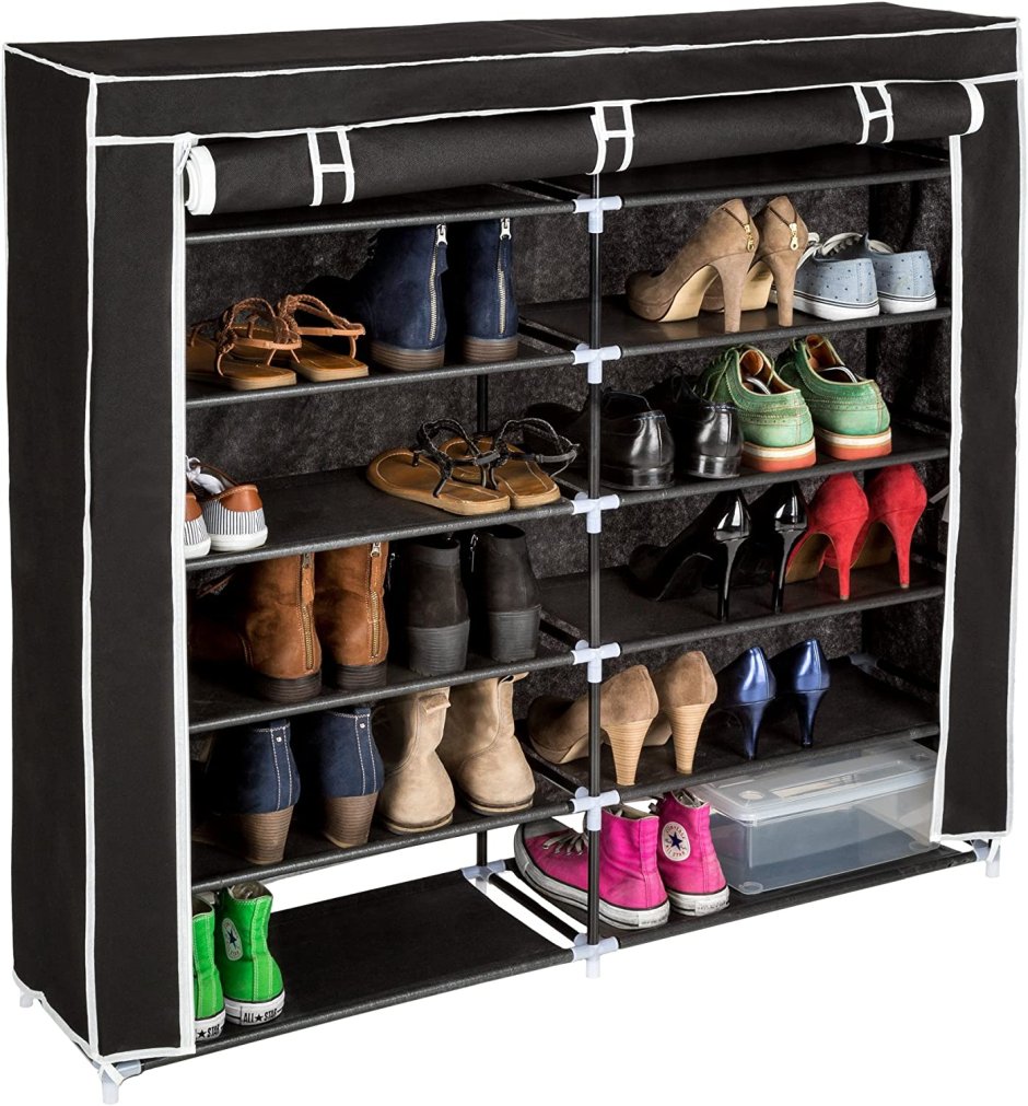 Ячейки под обувь в шкафу