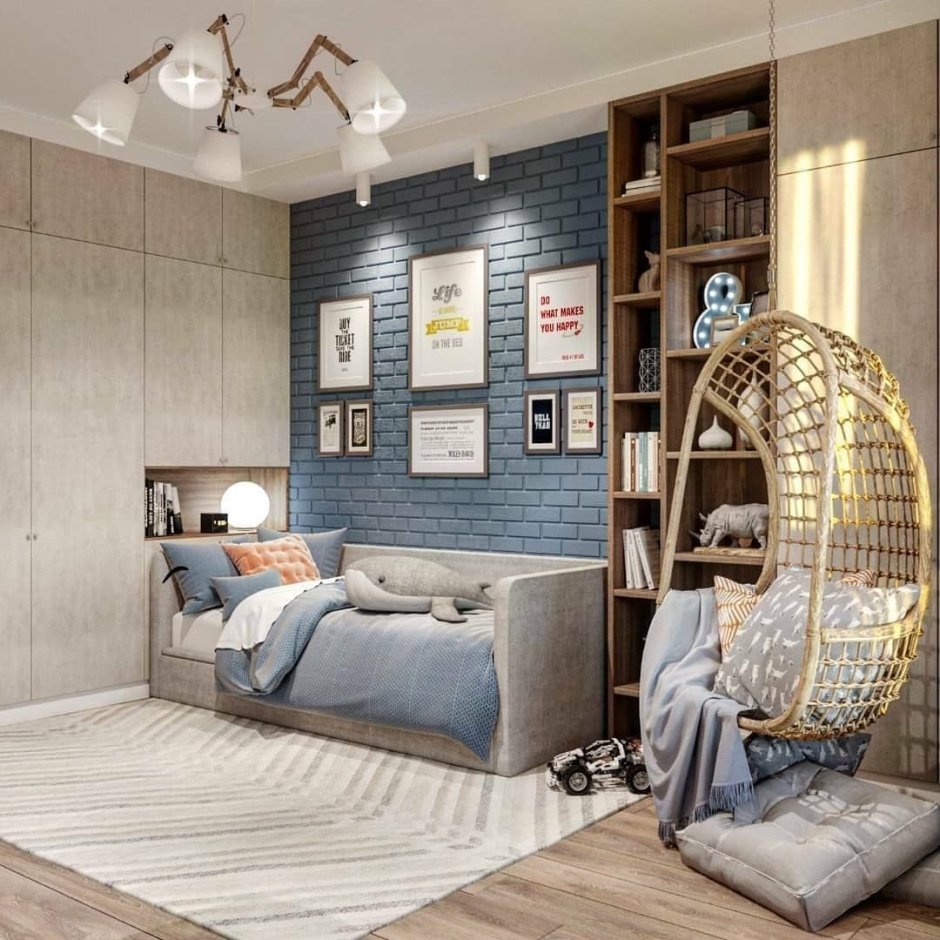Стильная детская комната для подростка