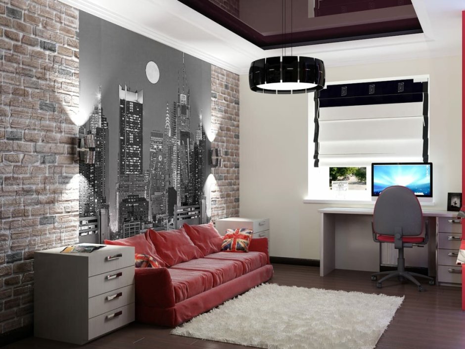 Комната для двух мальчиков в стиле Marvel