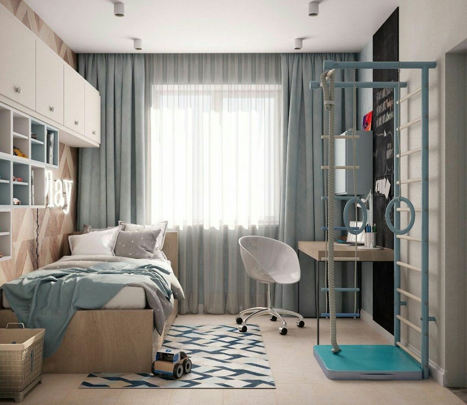 Комната подростка в скандинавском стиле